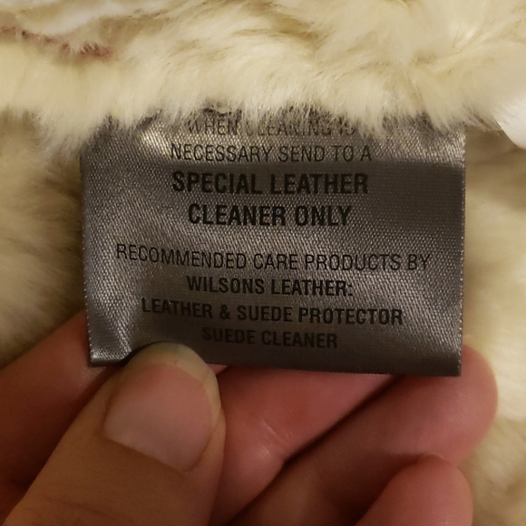 Wilson's leather kids coat sz L - Picture 5 of 7